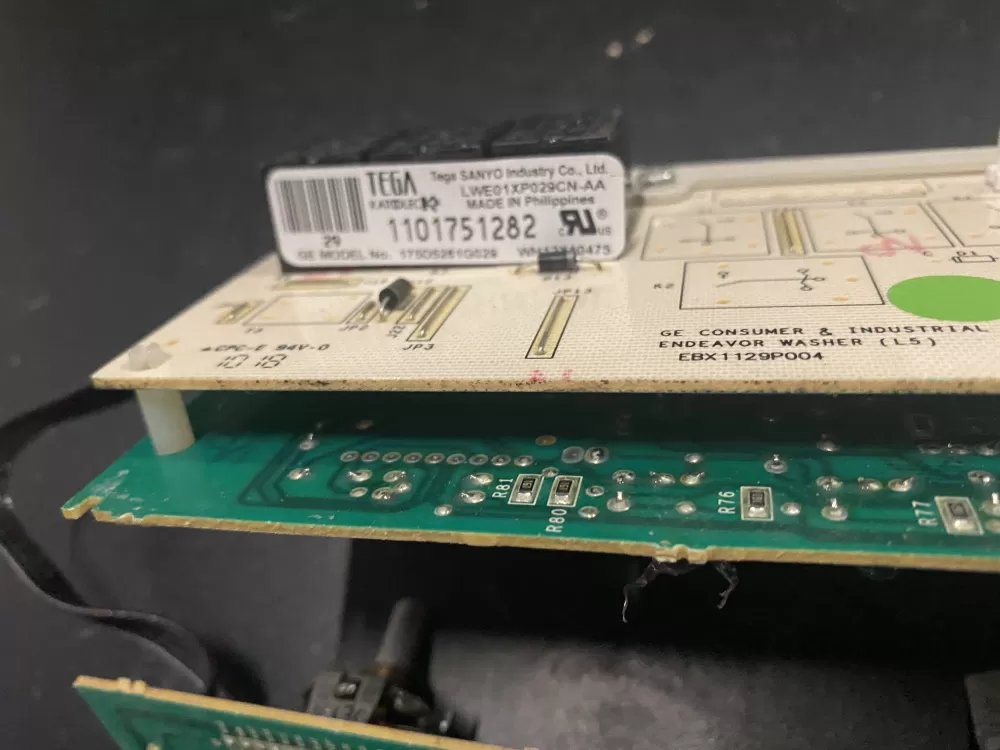 GE 175D5261G029 EBX1129P004 WH12X10475 Washer Control Board AZ26495 | BK150