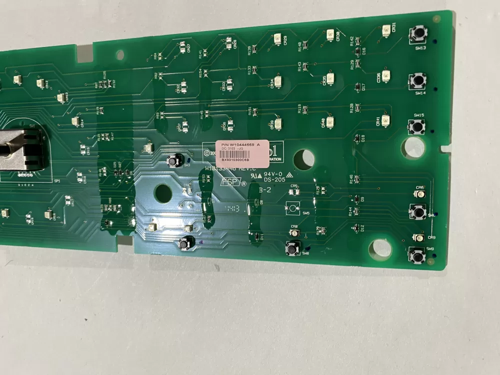 Whirlpool W10444659 W1033446 Washer Control Board Interface AZ152683 | BKV789