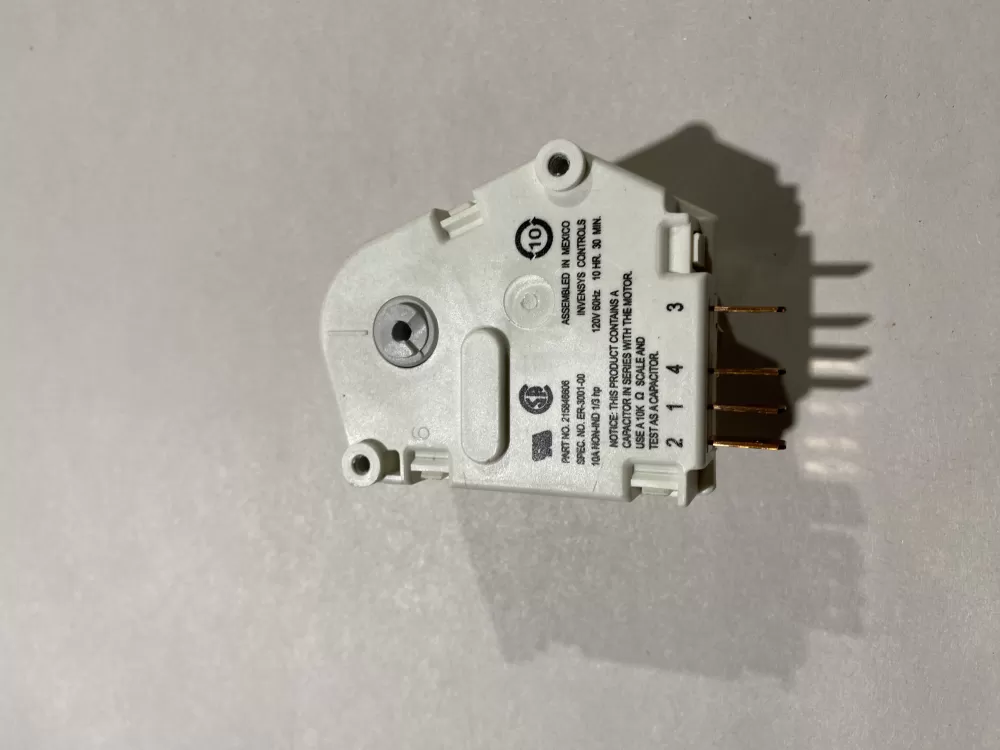 Frigidaire Kenmore AP2111929 12762 215846602 00624728 00626234 00628510 00628518 0628510 08000559 08006054 08006992 08016919 08950148 215267800 215846605 215846606 240371001 241621501 3001671 3001701 3015909 3203657 4013391050 5300187484 5300628518 5301090474 5303203657 5303211155 5303211680 5303270622 5303275811 5303321133 5303321915 5304457327 5308006054 5308006992 624728 626234 628510 628518 8000559 8006054 8016919 8950148 C000062797 C62797 D007004112 DG187005 F000111695 G000187484 G172706 G174820 G186580 G187005 G187484 M1090167 M1090474 N8000559 R000900241 R000900764 R900241 PS423801 Refrigerator Defrost Timer