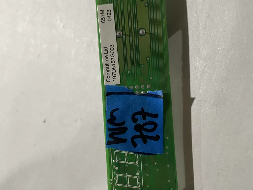 GE 197D5157G003 Refrigerator Control Board Wr55x10340 AZ191430 | Wm787