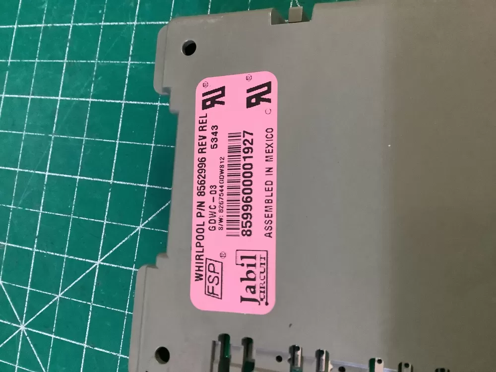 Kenmore KitchenAid W10084141 Dishwasher Control Board AZ208928 | NR1599