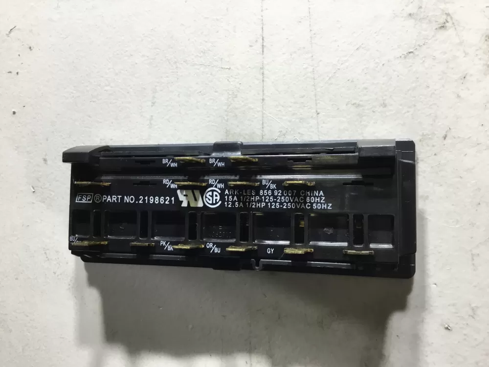 Whirlpool Maytag 2198621 Refrigerator Control Board Dispenser AZ46339 | NR273