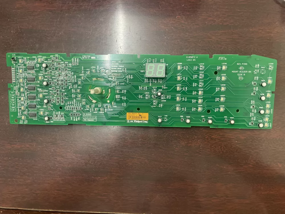 Kenmore WP8564374  AP6013322  8564374  4438595  8564374R  PS11746548 Washer Control Board