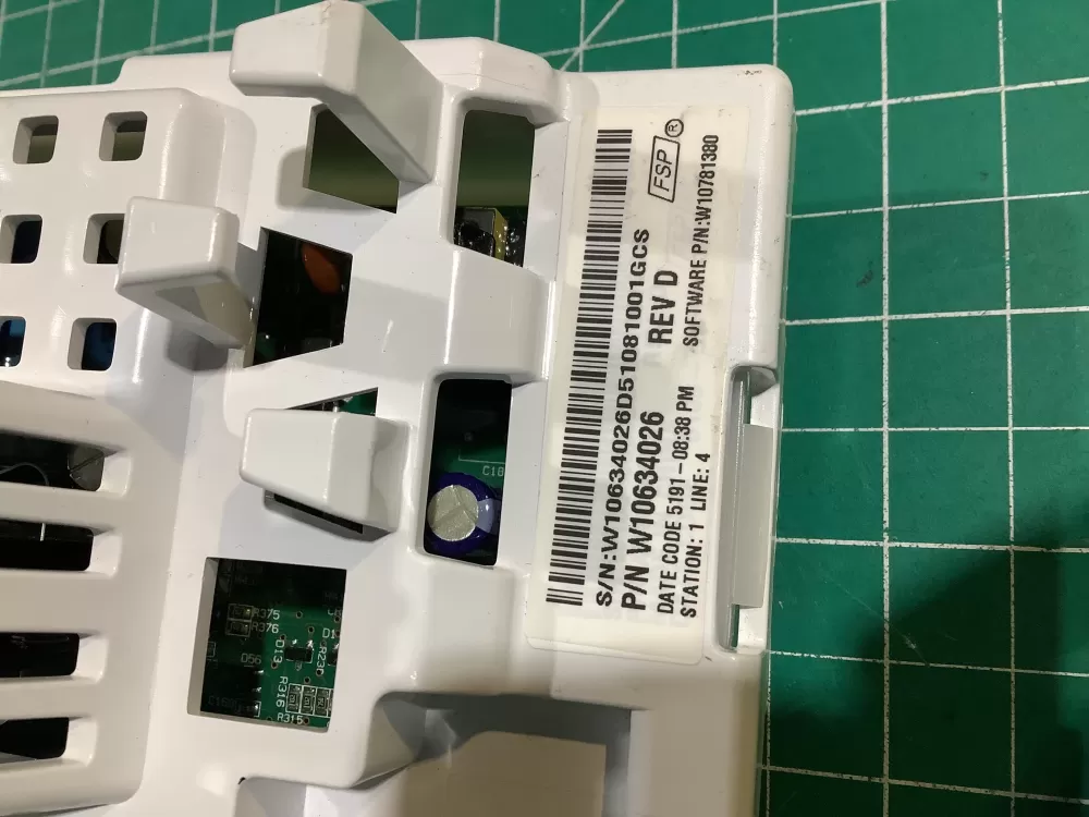 Whirlpool AP5951723 W10634026 PS10056798 Washer Control Board AZ148764 | NR2490