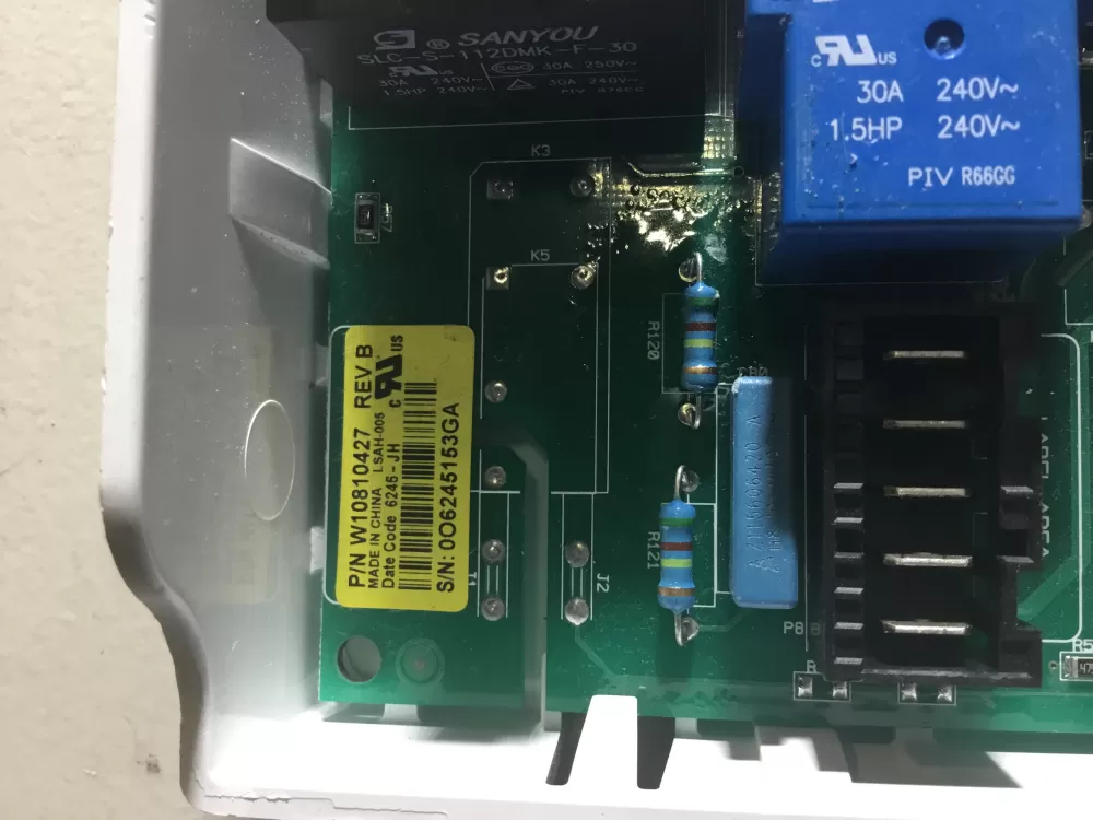 Whirlpool W10810427 Dryer Control Board AZ44911 | NR1681
