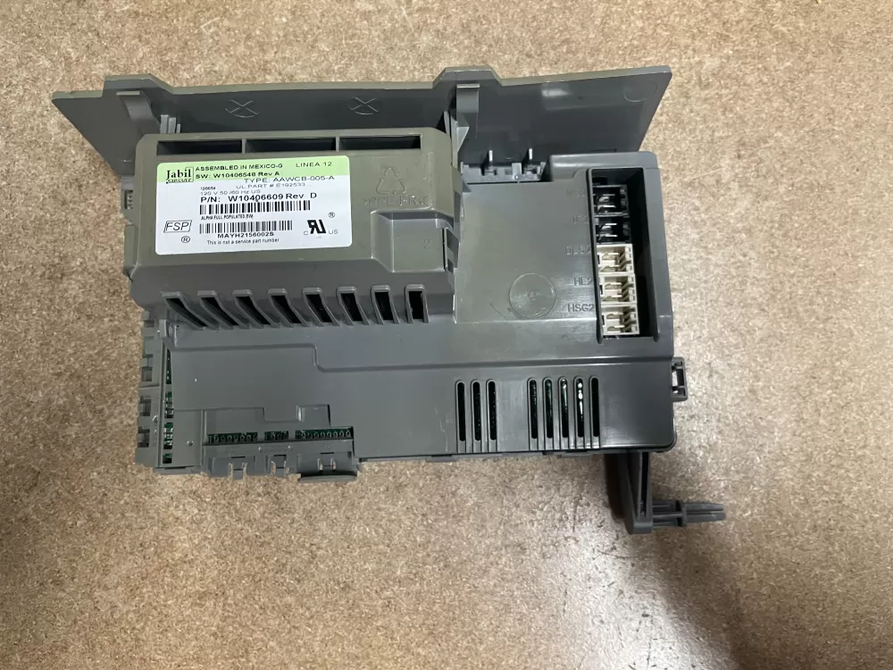 Whirlpool  Amana W10406609 Washer Control Board