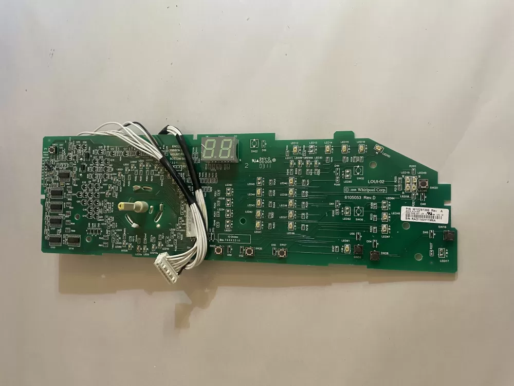 Whirlpool W10297395 Washer Control Board