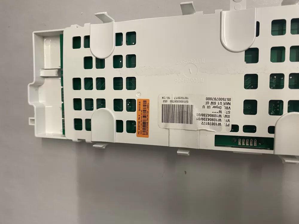 Whirlpool W10877352 Dryer User Interface Control Board AZ222253 | BK1942