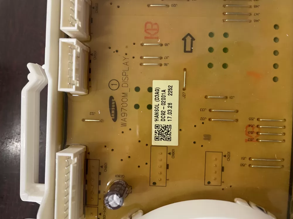 Samsung DC92 02001A AP6243666 DC92 02005A Washer Control Board AZ46809 | KMV196