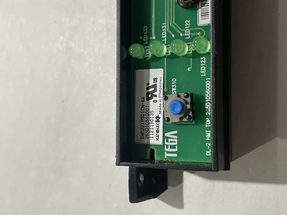 GE 265D1056G001 Dishwasher Control Board Interface User AZ190806 | Wm1422