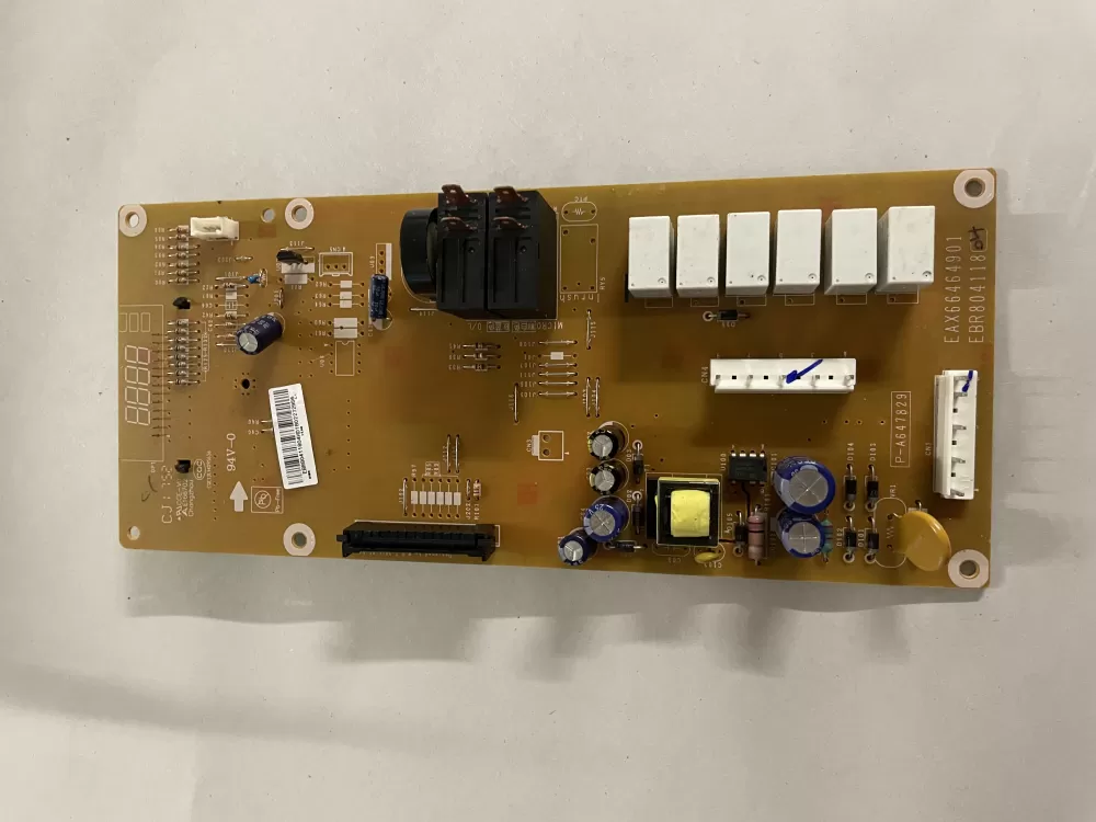 LG  Kenmore EBR80411804  AP7223334  EAX66464901 Microwave Control Board Panel