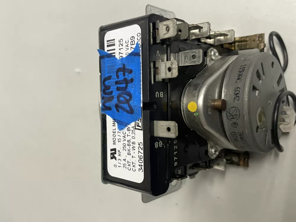 Whirlpool Maytag Amana AP6008573 3406725 WP3406725 Dryer Timer AZ221107 | Wm2047