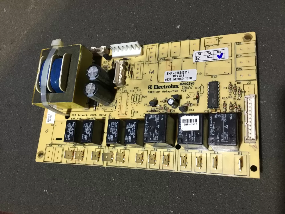 Frigidaire Electrolux 316442112 Range Oven Relay Control Board AZ99514 | NR86