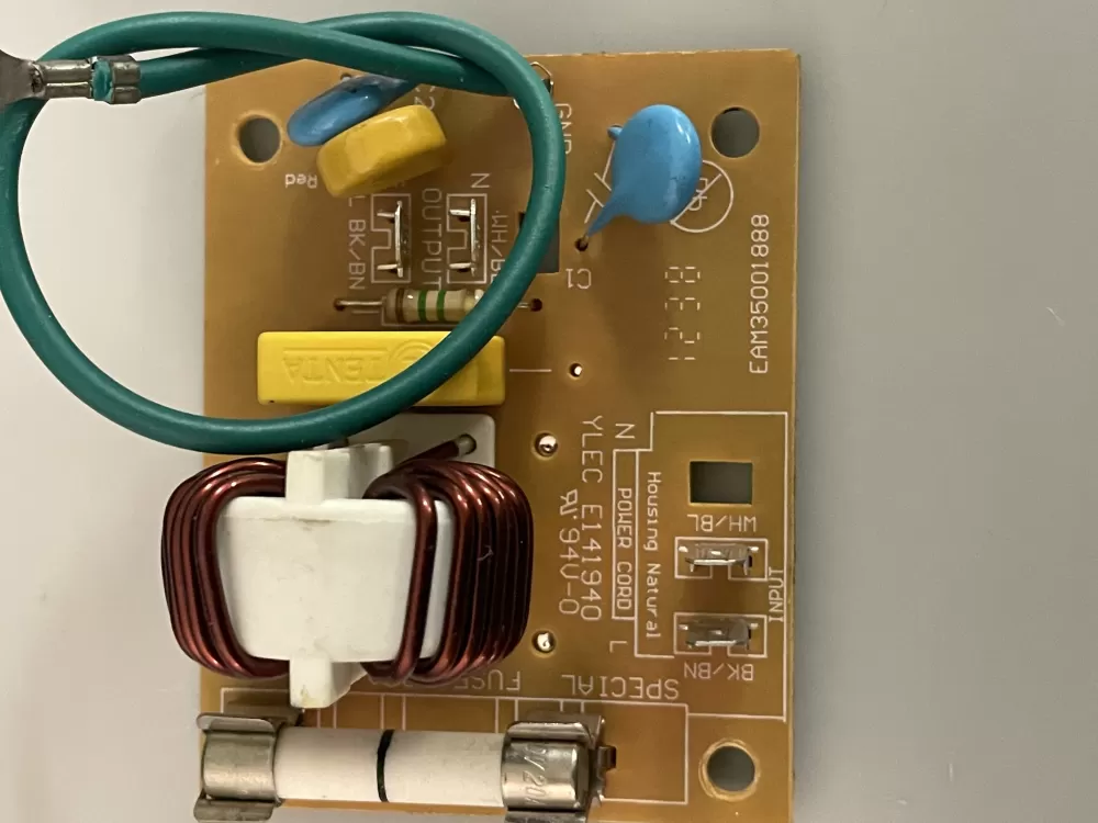 LG EAM35001888 Microwave Control Board Noise Filter AZ91189 | KM851