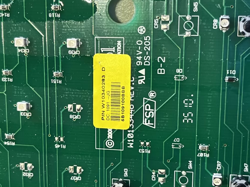 Whirlpool Maytag Kenmore W10340283 Washer Control Board AZ44242 | V429