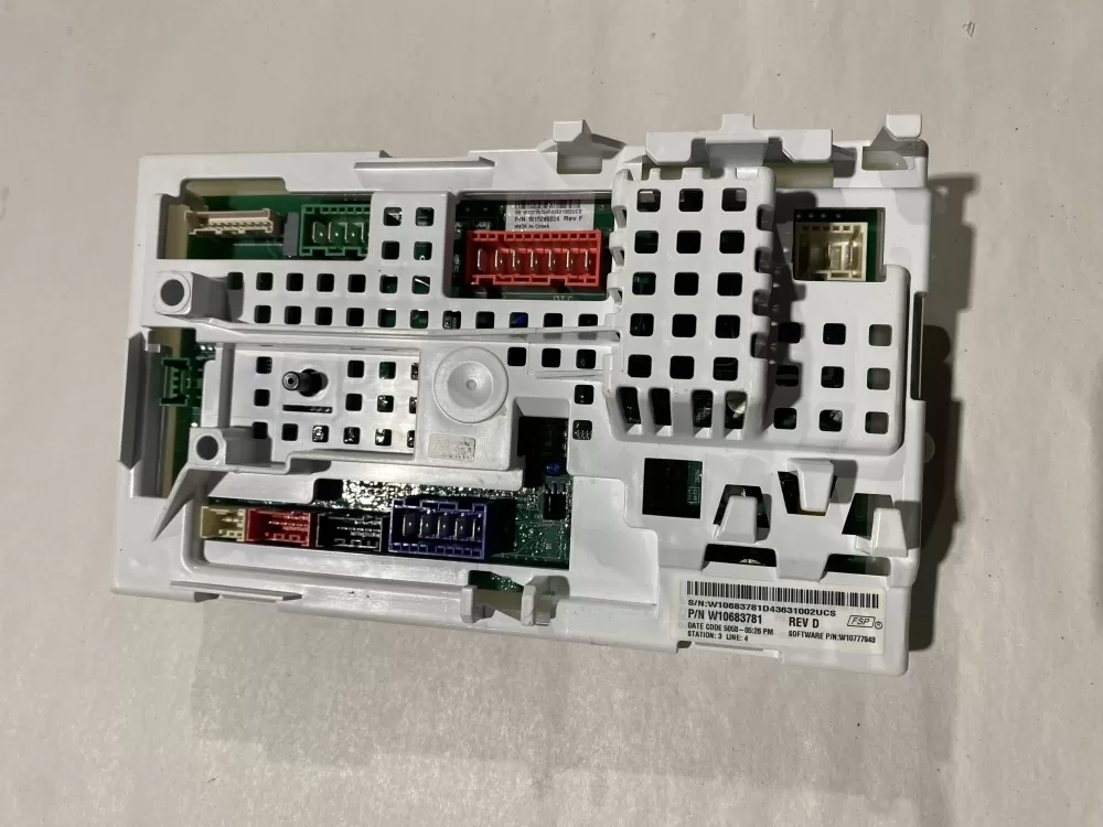 Whirlpool  KitchenAid  Roper  Estate AP5951795 W10683781 PS10057020 W10683781 M Washer Control Board