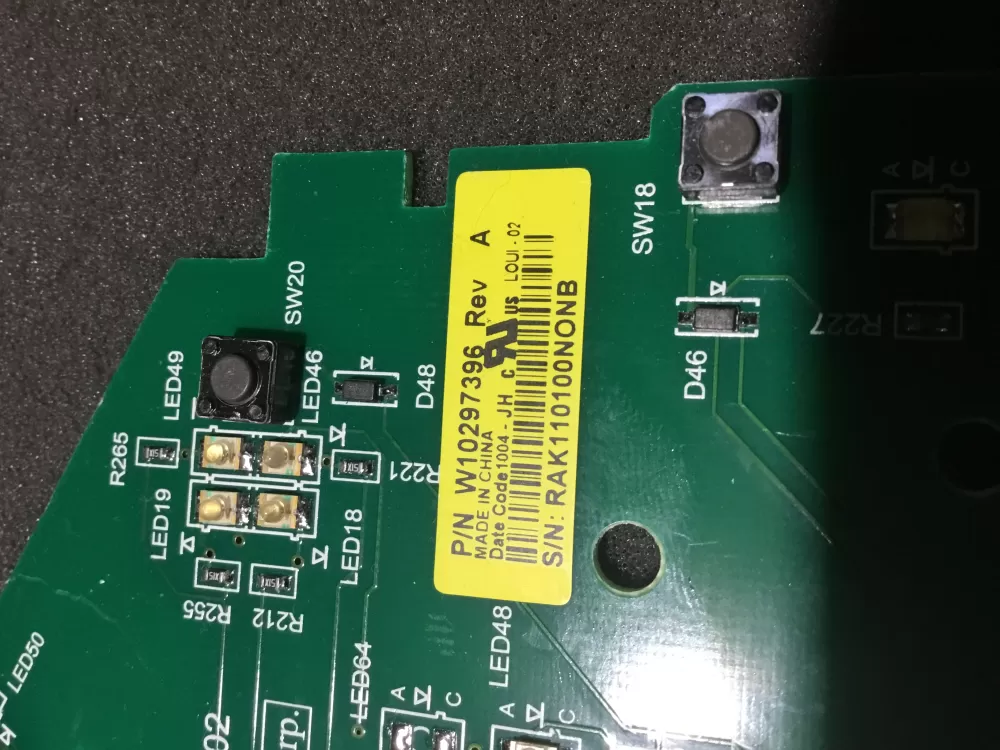 Whirlpool W10297396 WPW10297396 PS11752323 Washer Control Board AZ82915 | NR347