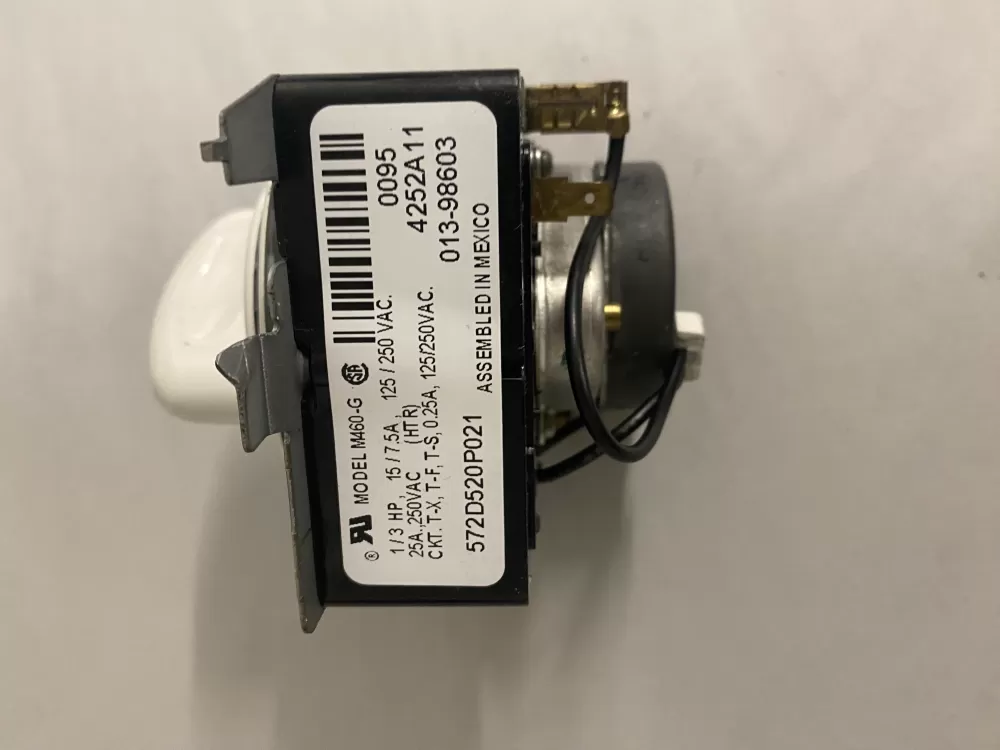 GE 572D520P021 WE4M271 Dryer Timer
