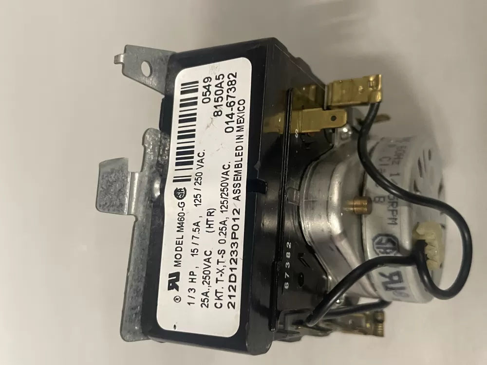 GE 212D1233P012 WE4M364 Dryer Timer AZ224734 | Wm2572