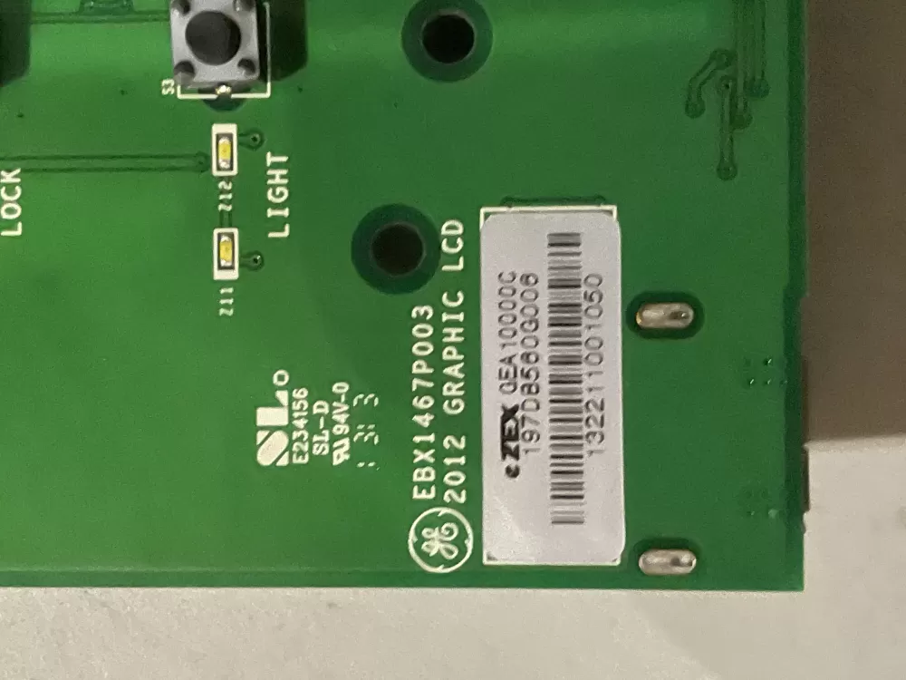 Whirlpool 197D8560G006  Control Board Graphic Card Lcd AZ34810 | Wm60