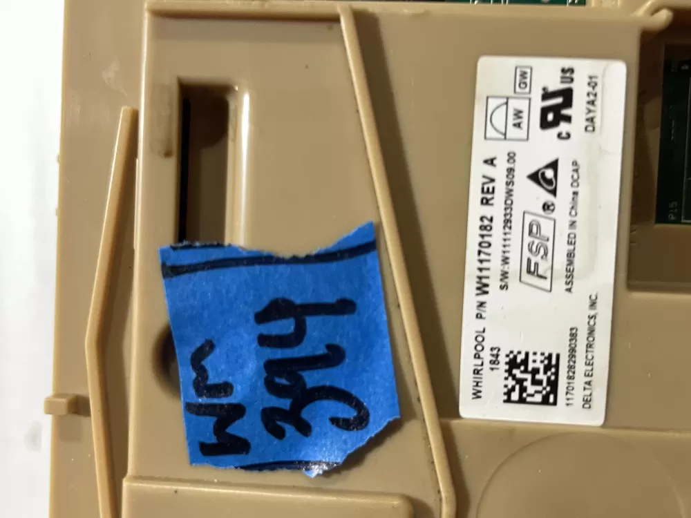 Kenmore Amana W11306302 PS12704698 Dishwasher Control Board AZ184650 | Wm394