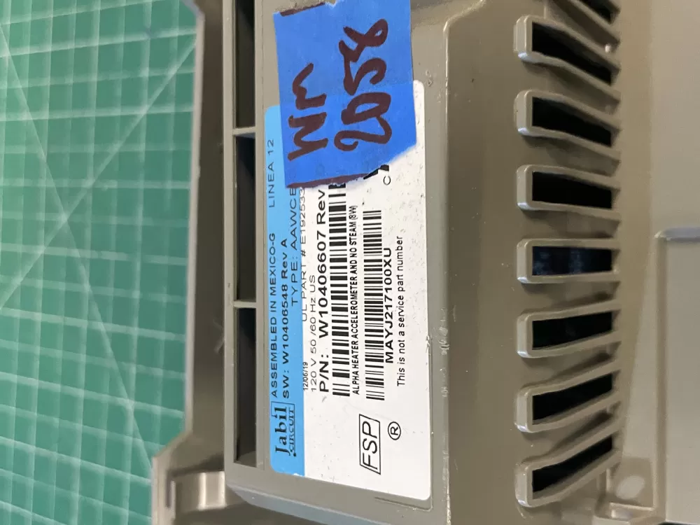 Whirlpool W10406607 Washer Control Board AZ209479 | Wm2058