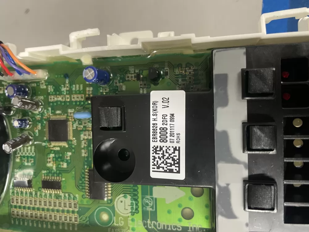 LG EBR86268008 Dryer User Interface Control Board AZ227449 | Wmv385
