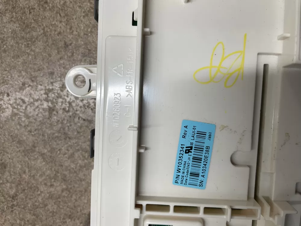 Whirlpool W10352341 Dryer Control Board AZ12719 | KM1085