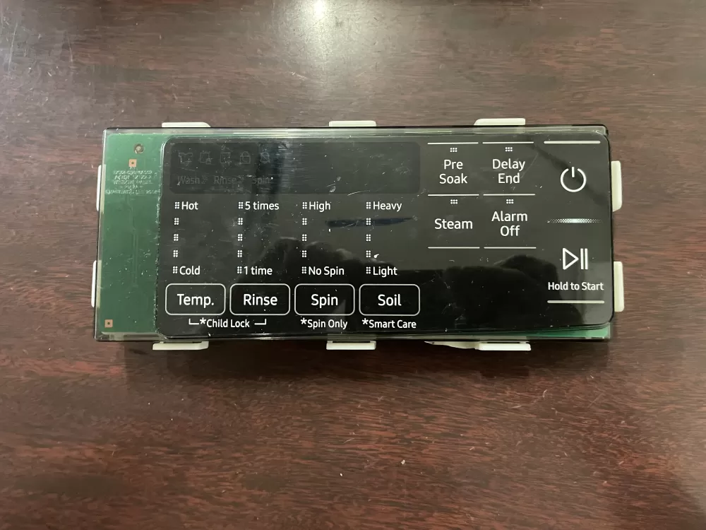 Samsung DC97-22462G Washer Control Board Panel