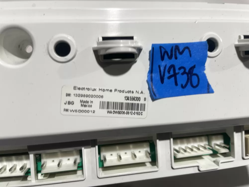 Electrolux EL1345526 134556300 Washer Control Board AZ137116 | Wmv738