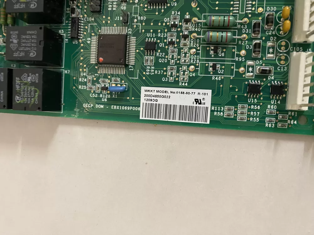 GE 200D6221G028 EBX1110P002 Refrigerator Control Board AZ201624 | BK2363