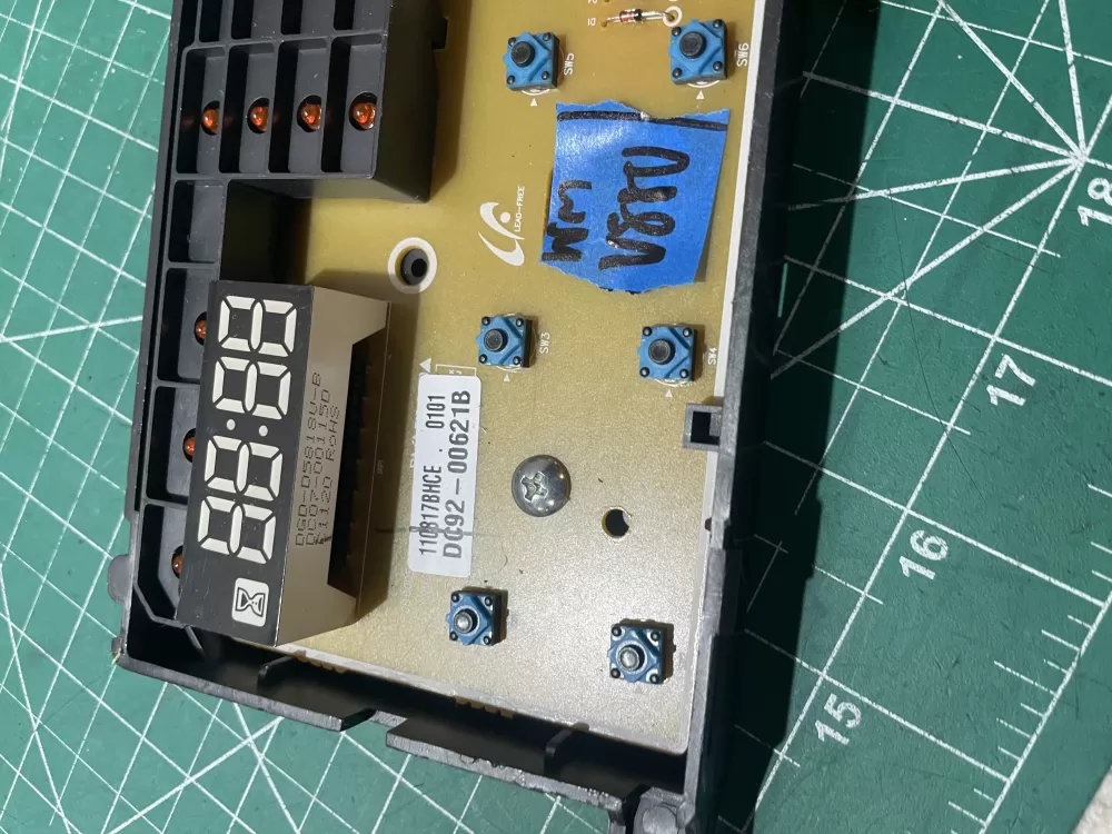 Samsung DC92 00621B Dryer Control Board AZ192935 | Wmv880