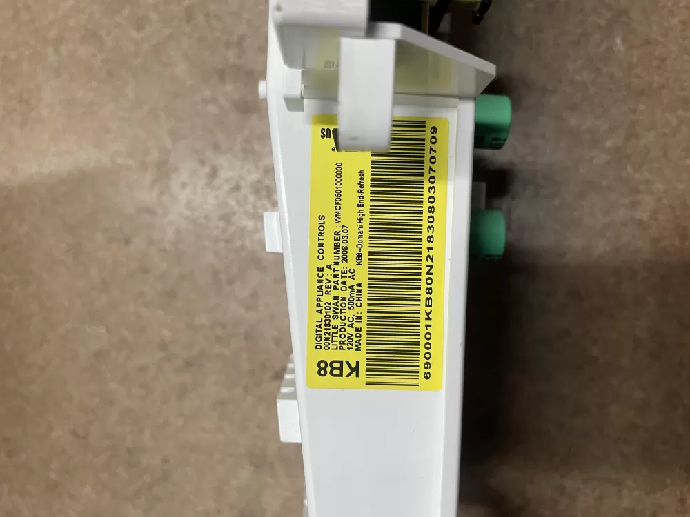 GE WH12X10355 00N21830102 WMCK0501000000 Washer Control Board AZ15734 | KMV300
