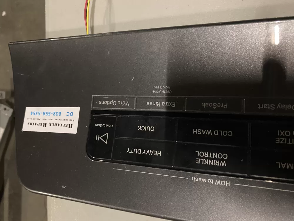 Whirlpool  W11112920  W11174237 W11112918W11112920  W11174237  W11112918 Washer Control Panel