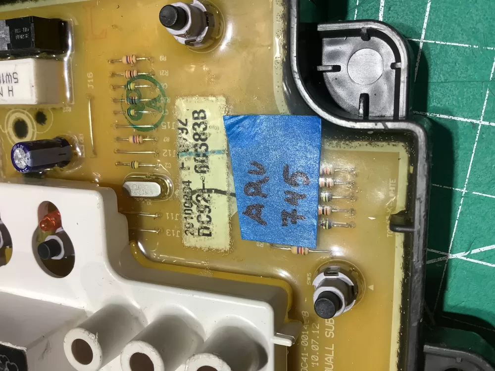 Samsung DC92-00383E DC92-00383A Washer UI Control Board AZ183059 | ARV745
