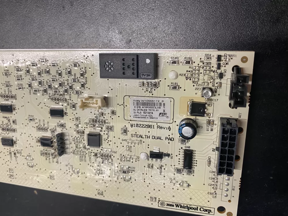 Whirlpool W10222961 Refrigerator UI Display Control Board AZ21542 | BK1192