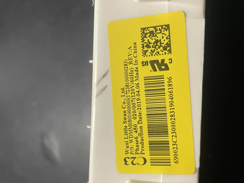 GE 17238100000283 Dryer Control Board AZ21454 | WM1201