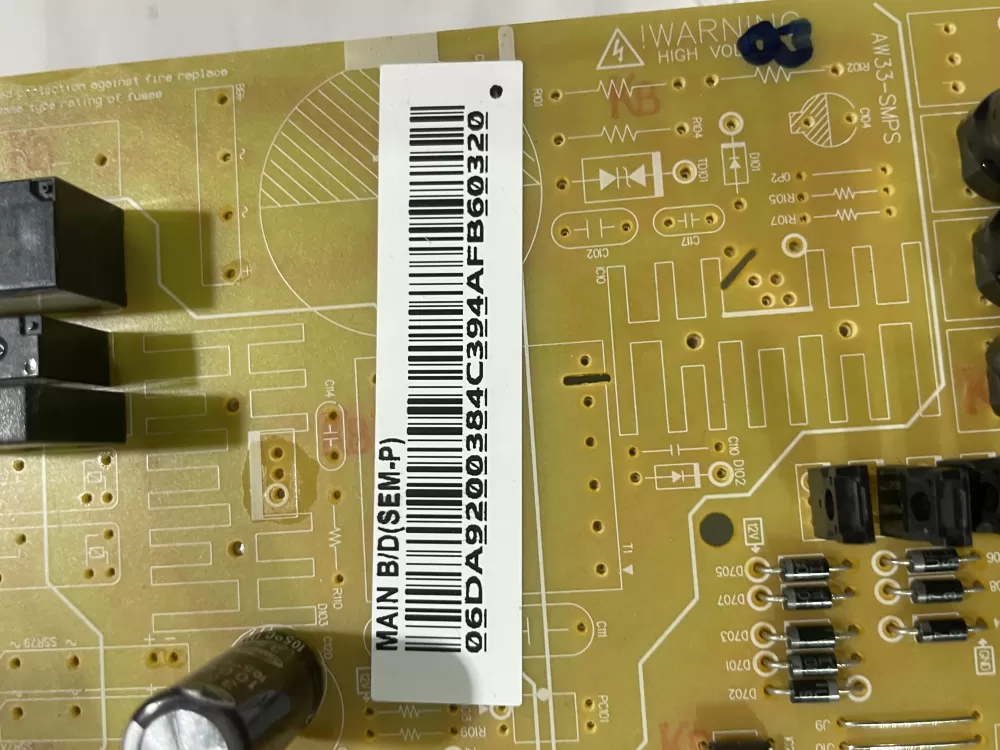 Samsung AP5962147 DA92 00384C Refrigerator Control Board AZ152384 | Wm915