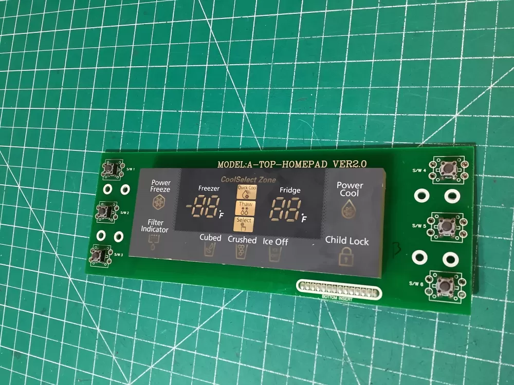 Samsung  Whirlpool DA41-00170A Refrigerator Control Board Dispenser
