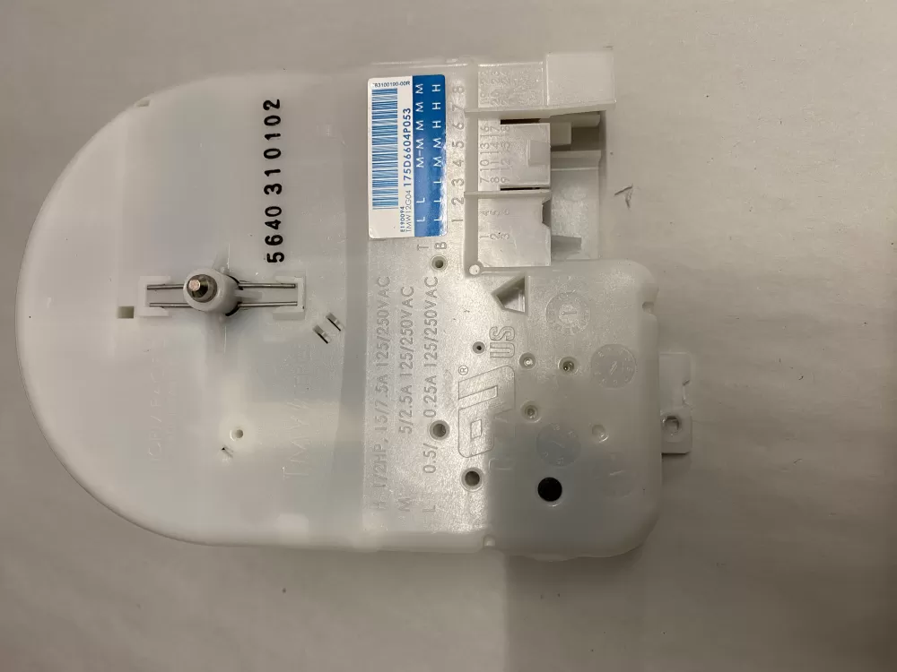 GE WH12X10527 175D6604P053 Washer Timer