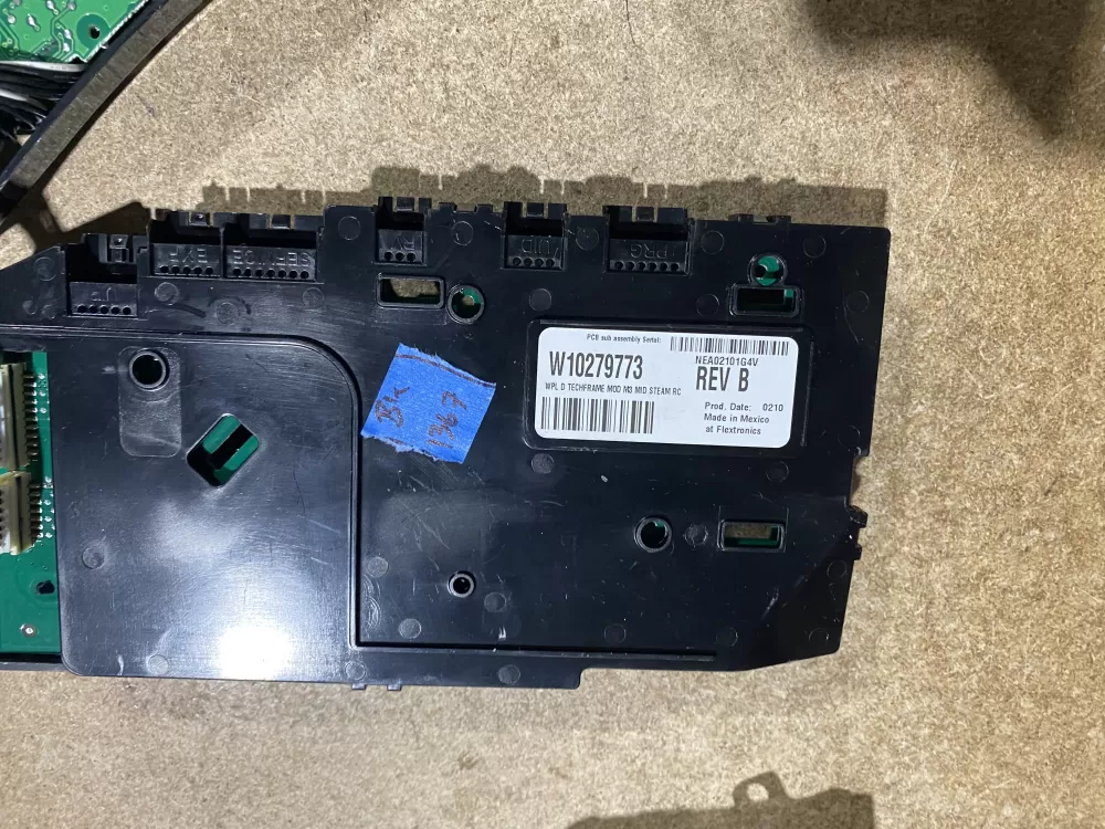 Whirlpool W10279773 Dryer Control Board AZ70667 | BK1367