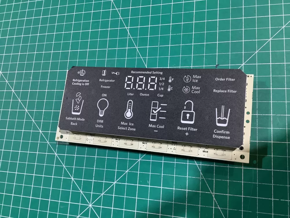 Whirlpool W10417073 Refrigerator Control Board Dispenser