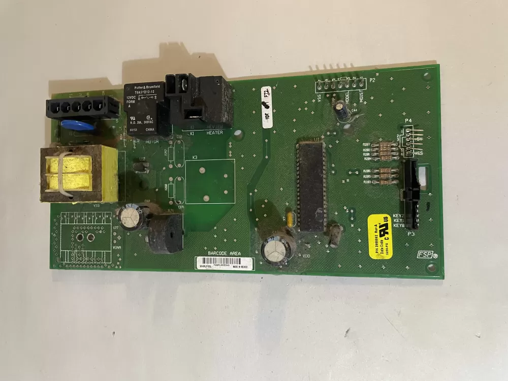 Whirlpool  Maytag  Kenmore WP8546219  AP6013143  8546219  1060737  3978889  3978917  3978918  3978918R  3980062  3980062R  661653  8546219EXCR  8546219R  8557308  8557308R  PS11746365  FGWPL502W7J Dryer Control Board