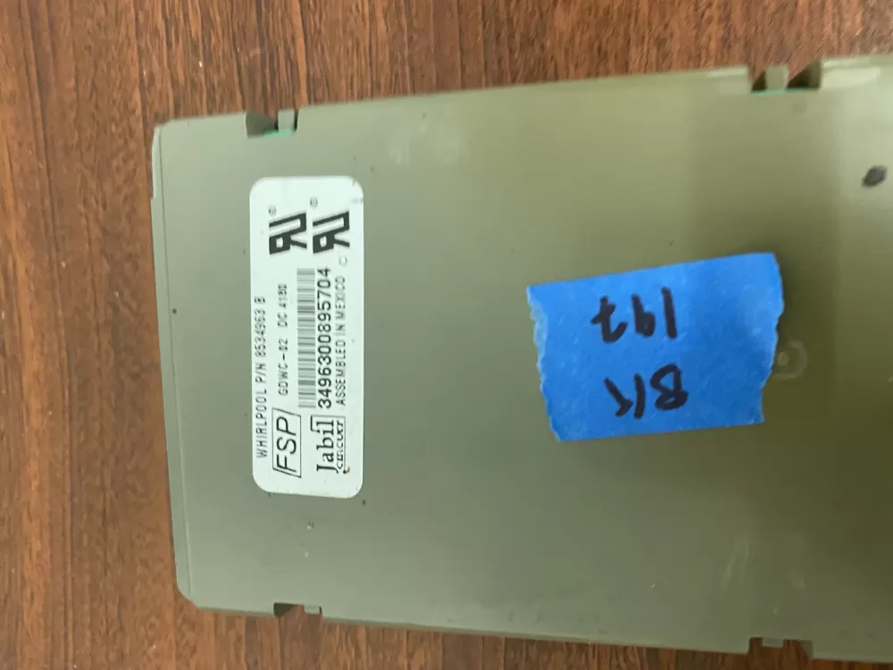 Whirlpool KitchenAid Kenmore WP8564543 Dishwasher Control Board AZ30186 | BK197