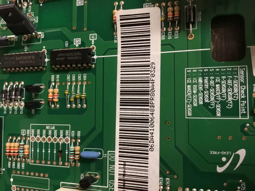 Samsung DA41-00648B DA4100648B Refrigerator Control Board AZ18384 | NR44