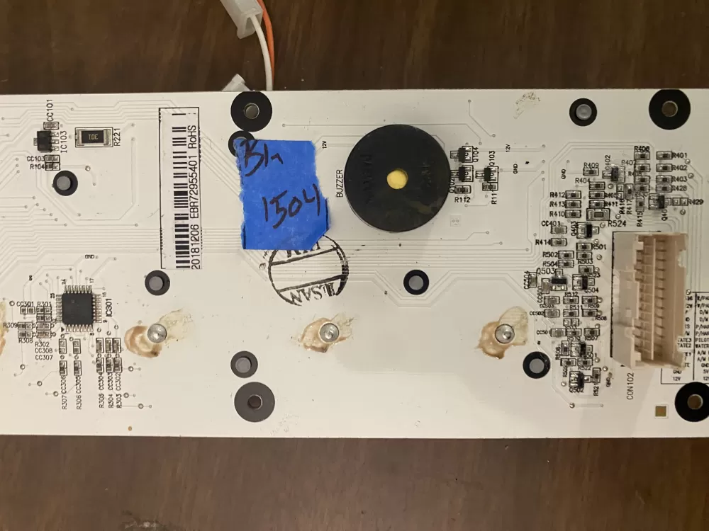 LG EBR72955401 Refrigerator Control Board AZ92400 | BK1504