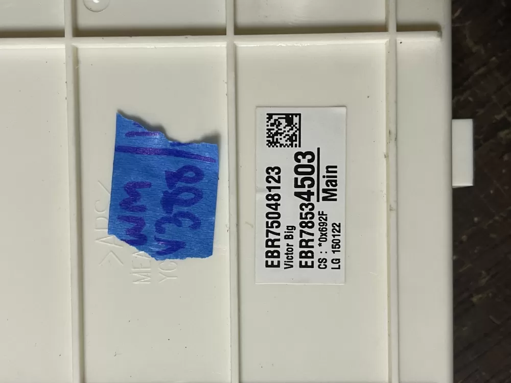LG EBR75048123 Washer Control Board AZ44212 | WMV388