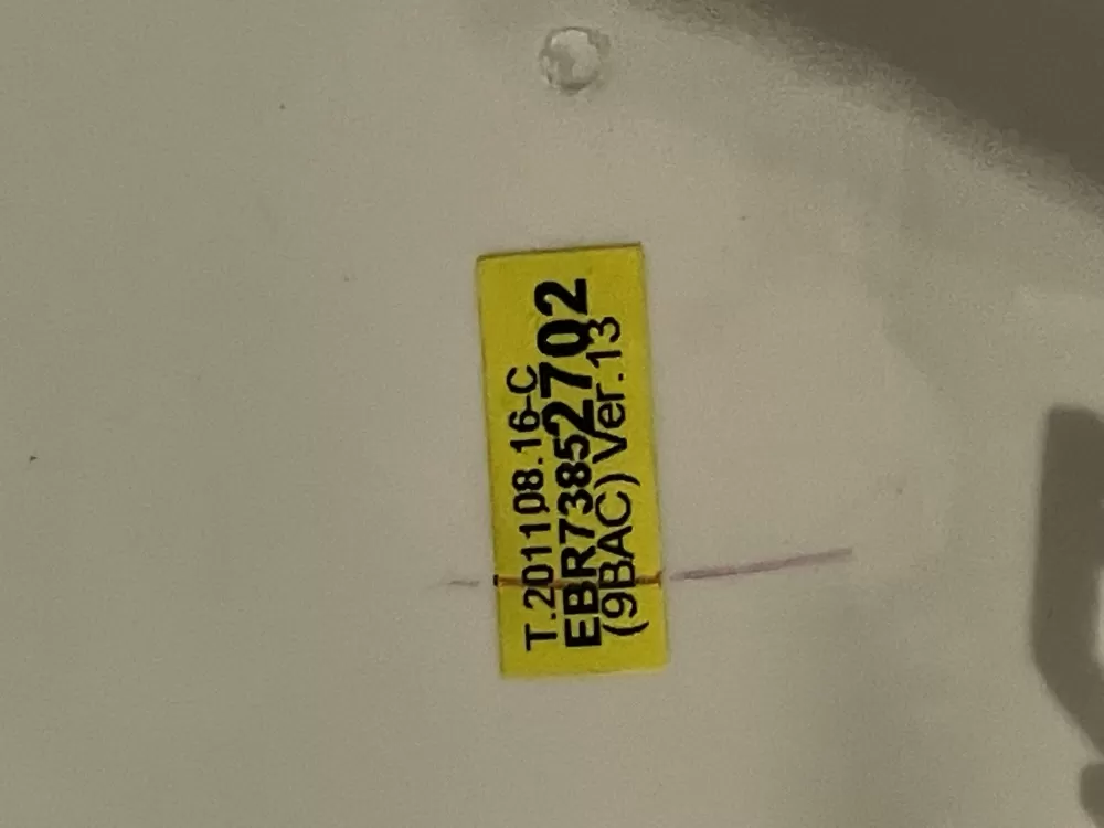 LG EBR73852702 EBR73852701 Washer Control Board AZ31342 | Wmv160