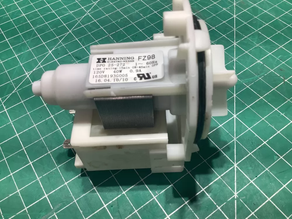 GE 165D8193G005 Dishwasher Drain Pump AZ160867 | SL158