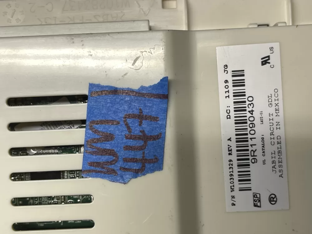 Whirlpool W10391329  Control Board Display AZ35766 | Wm447